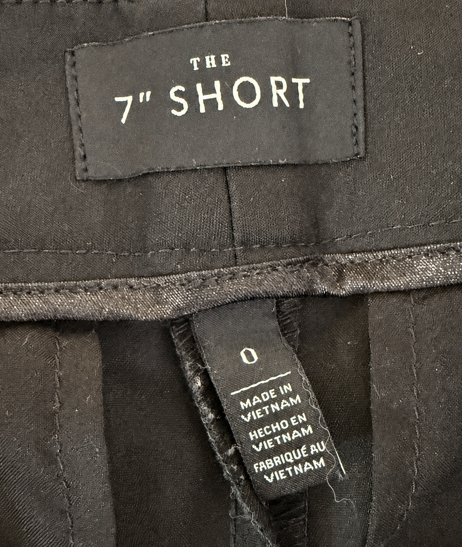 White House Black Market The 7" Tailored Shorts – Women's Size 0 – Black