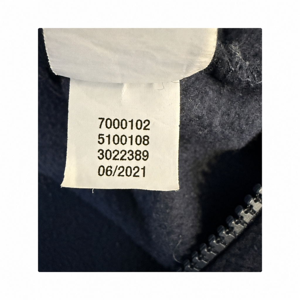 The Children's Place Kids Full Zip Fleece Jacket – Navy – Size 4 (XS)