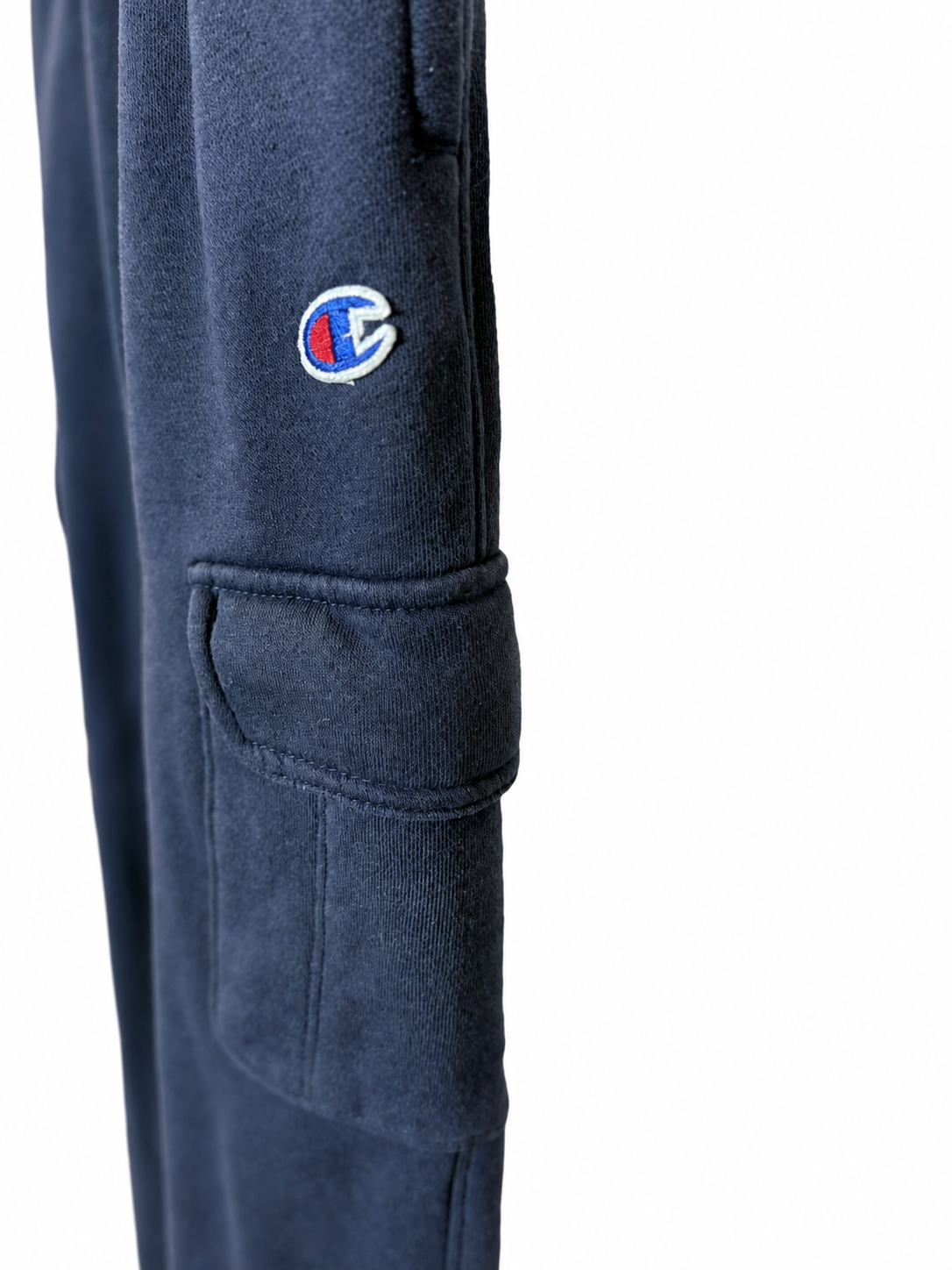 Champion Youth Navy Cargo Joggers - Size Large (L) - Blue