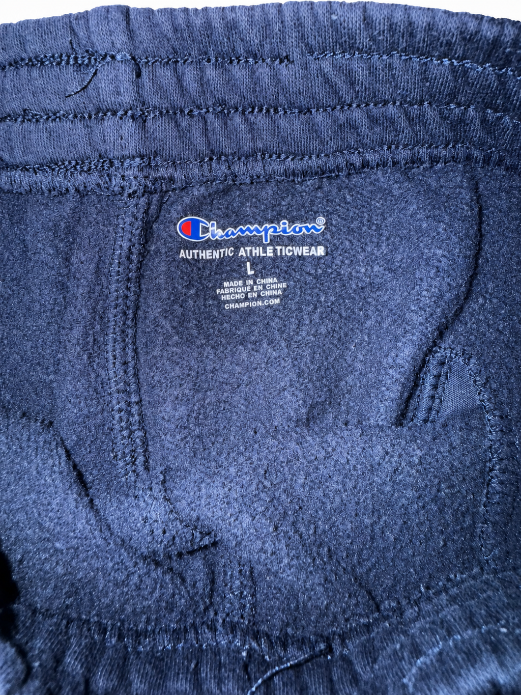 Champion Youth Navy Cargo Joggers - Size Large (L) - Blue