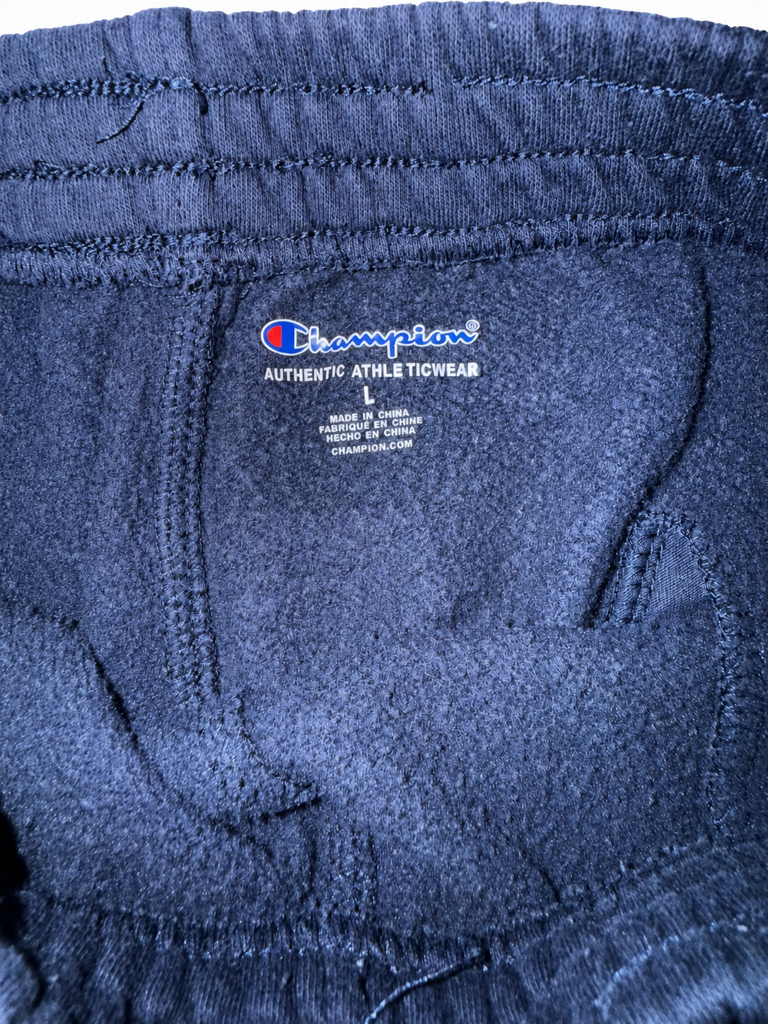 Champion Youth Navy Cargo Joggers - Size Large (L) - Blue