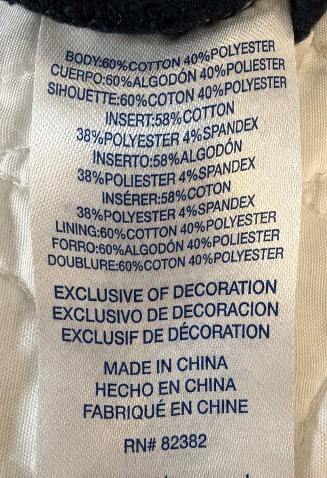 Champion Youth Navy Cargo Joggers - Size Large (L) - Blue
