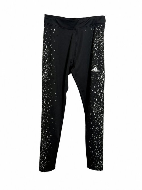 adidas Girls' AEROREADY Star Print Leggings – Youth M 10/12