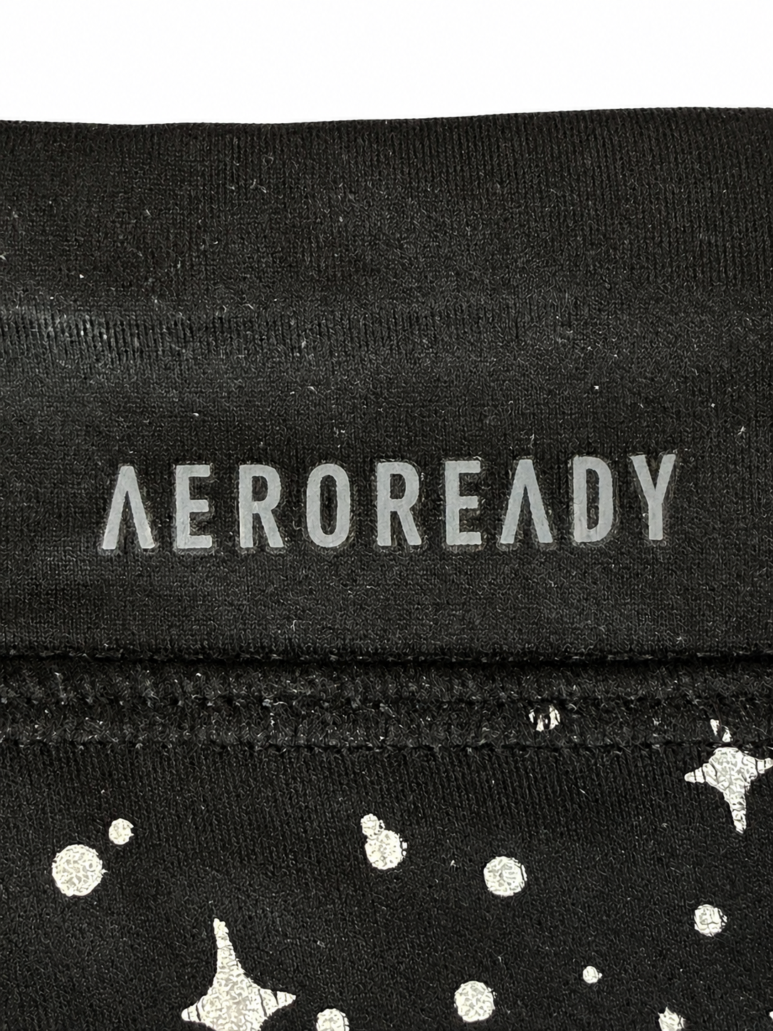 adidas Girls' AEROREADY Star Print Leggings – Youth M 10/12