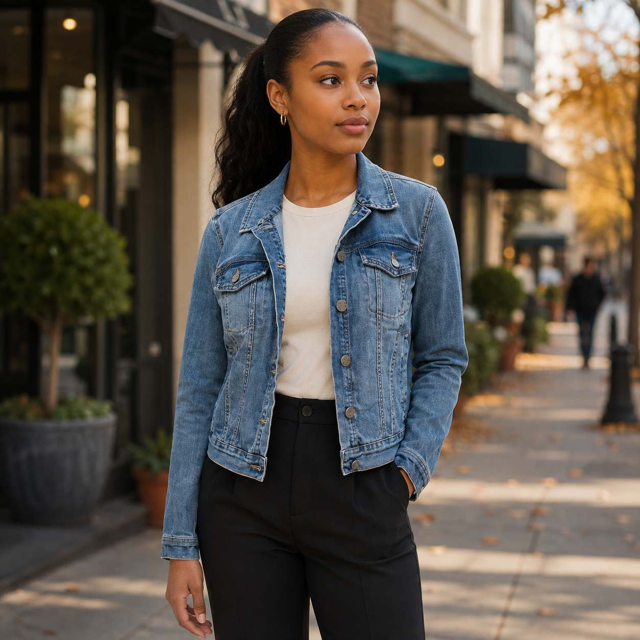 William Rast Lenna Stretch Denim Jacket – Juniors Small