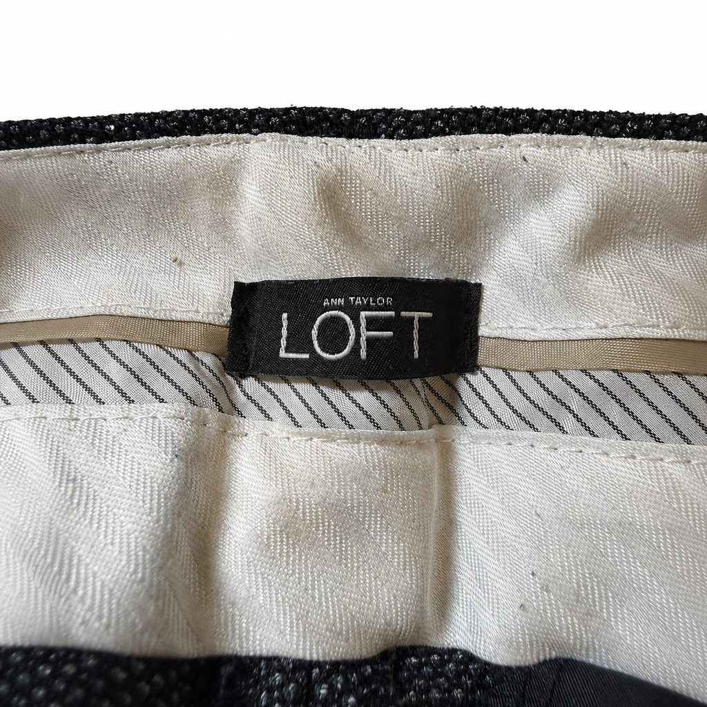 LOFT Marisa Charcoal Gray Trouser Pants – Women’s Size 6