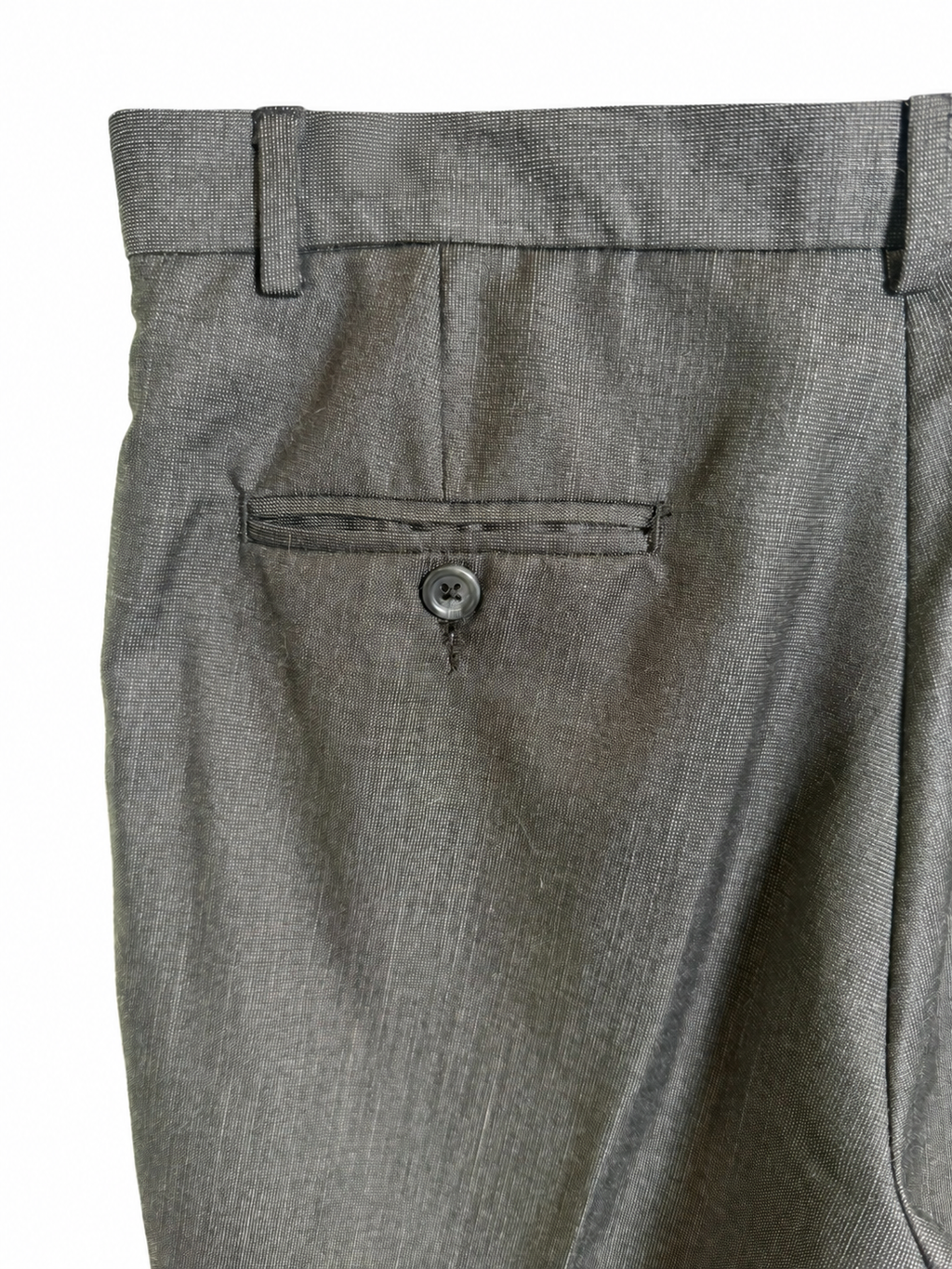 Calvin Klein Boys’ Charcoal Gray Dress Pants
