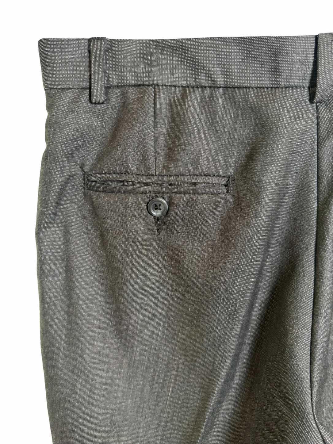 Calvin Klein Boys’ Charcoal Gray Dress Pants