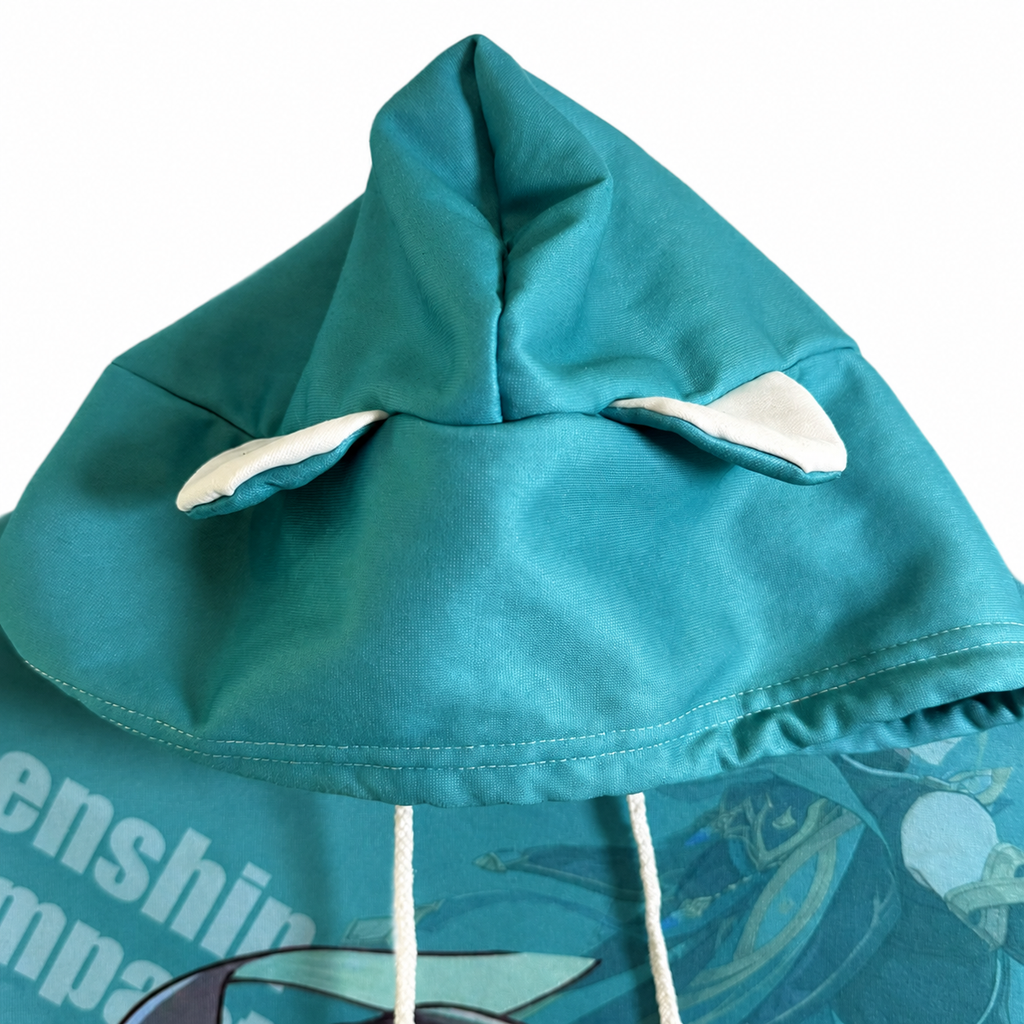 Genshin Impact Alhaitham Fleece-Lined Graphic Hoodie – Men's Small