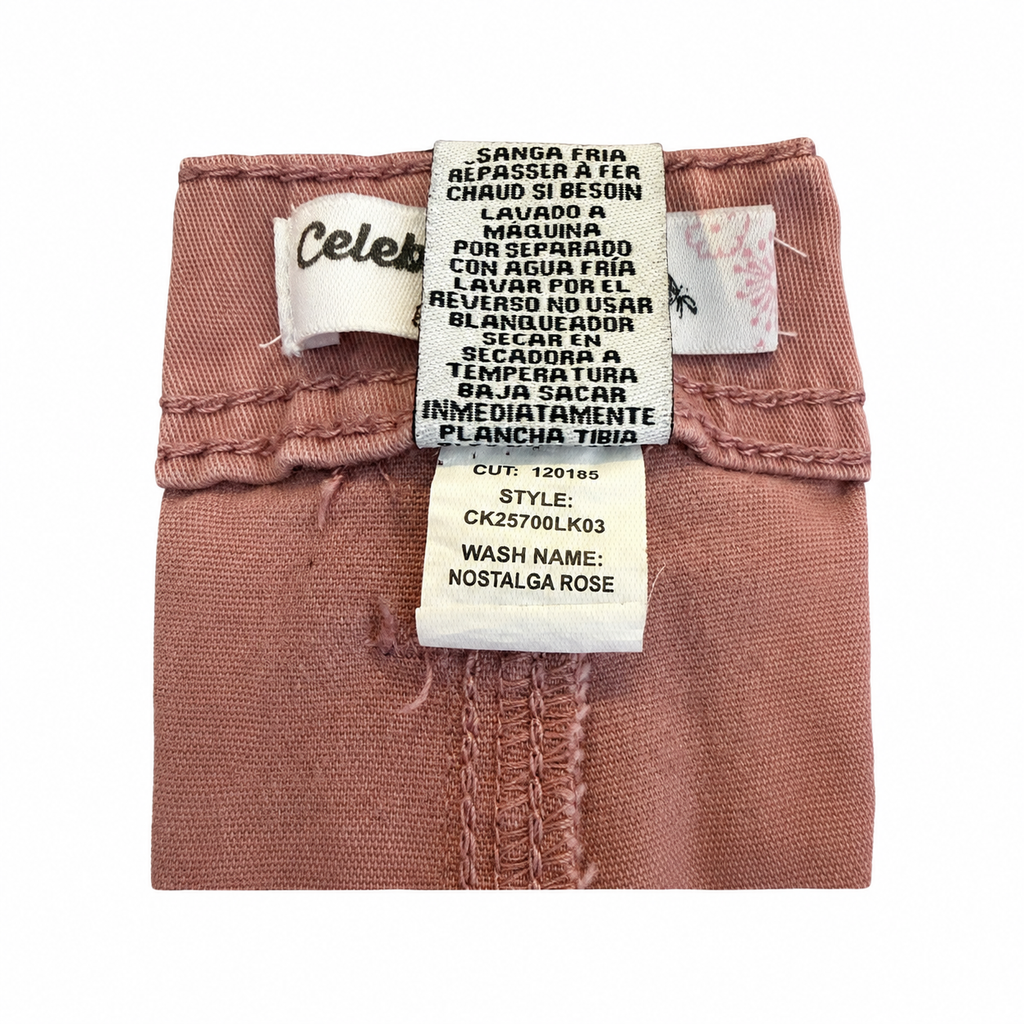 Celebrity Pink Girls Dusty Rose Flare Jeans - Size 10