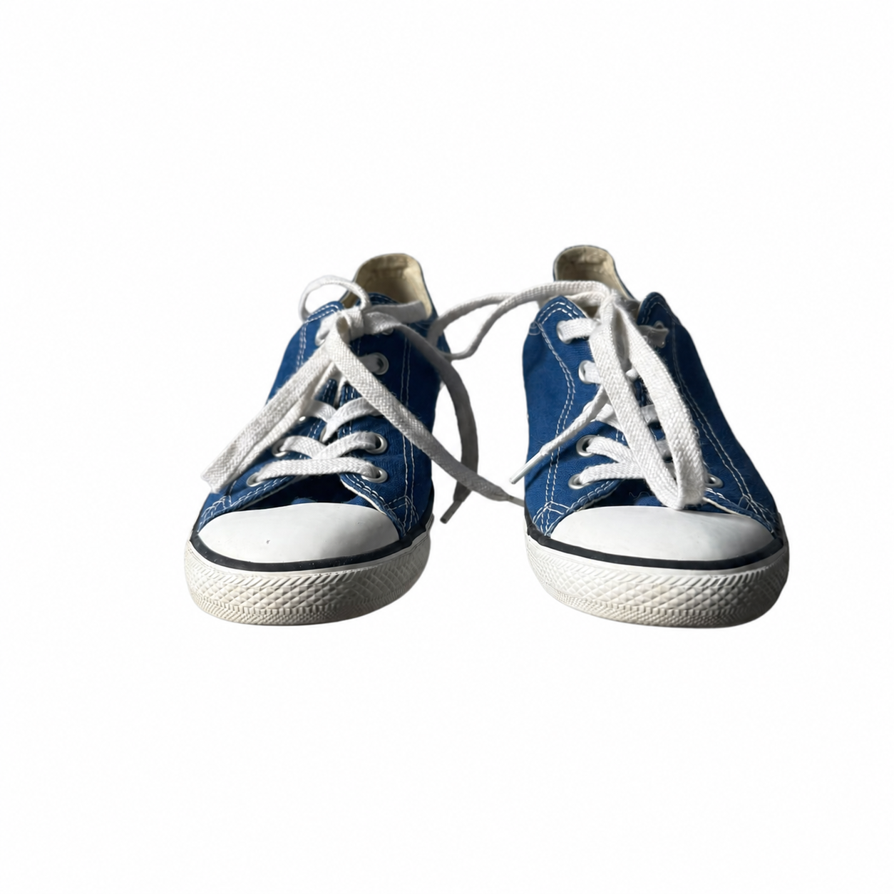 Converse Chuck Taylor All Star Blue Canvas Low-Top Sneakers – Women’s Size 8