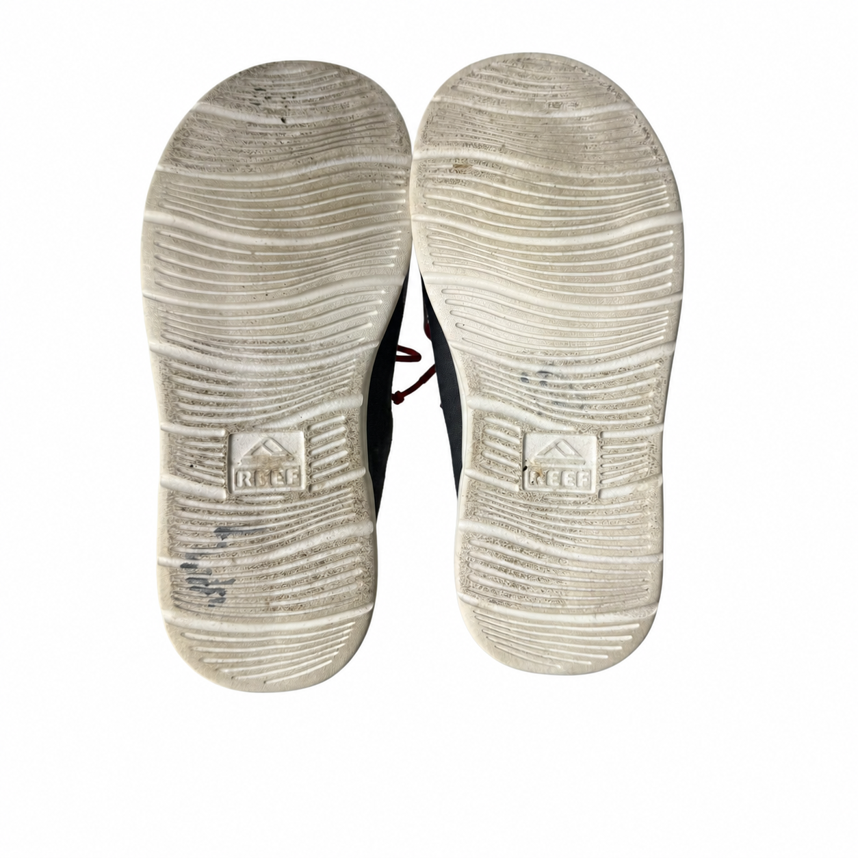 REEF Kids Cushion Coast Slip-On Shoes – Gray and Red | Youth Size 3