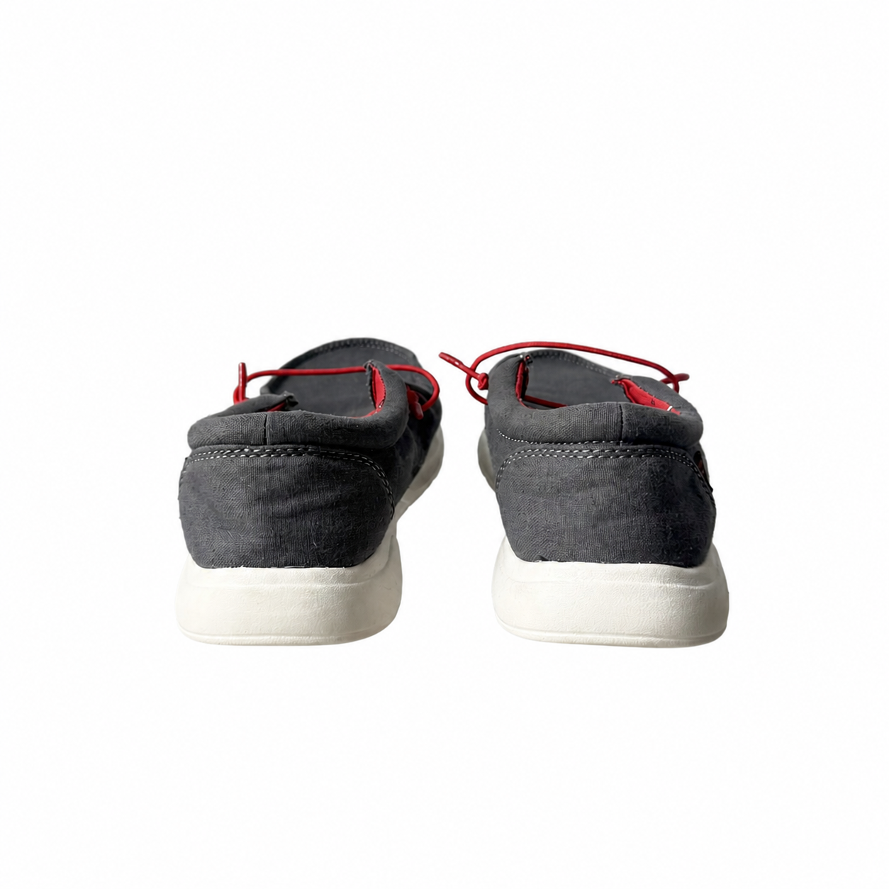 REEF Kids Cushion Coast Slip-On Shoes – Gray and Red | Youth Size 3