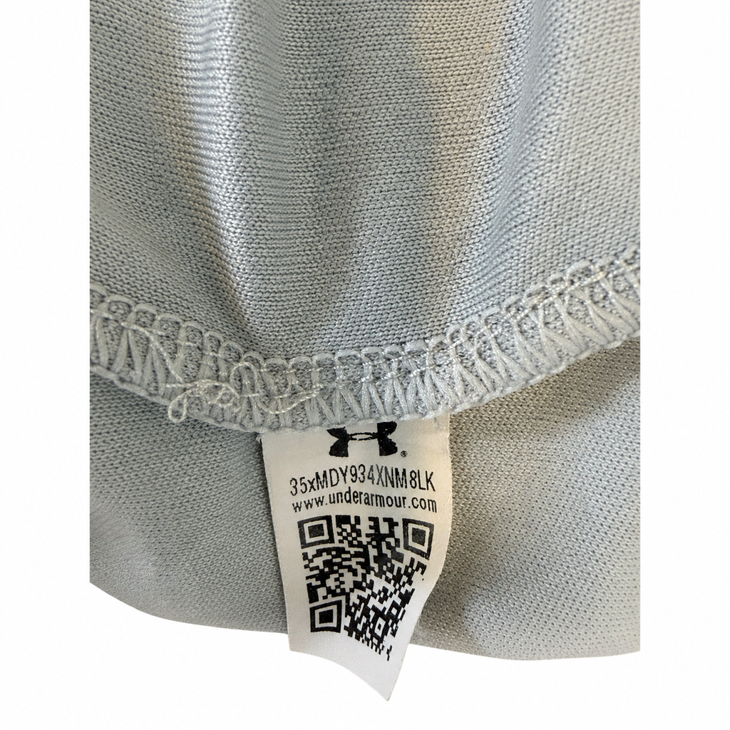 Under Armour Boys' UA Tech Big Logo Camo Tee – Gray/Black | Size YXL