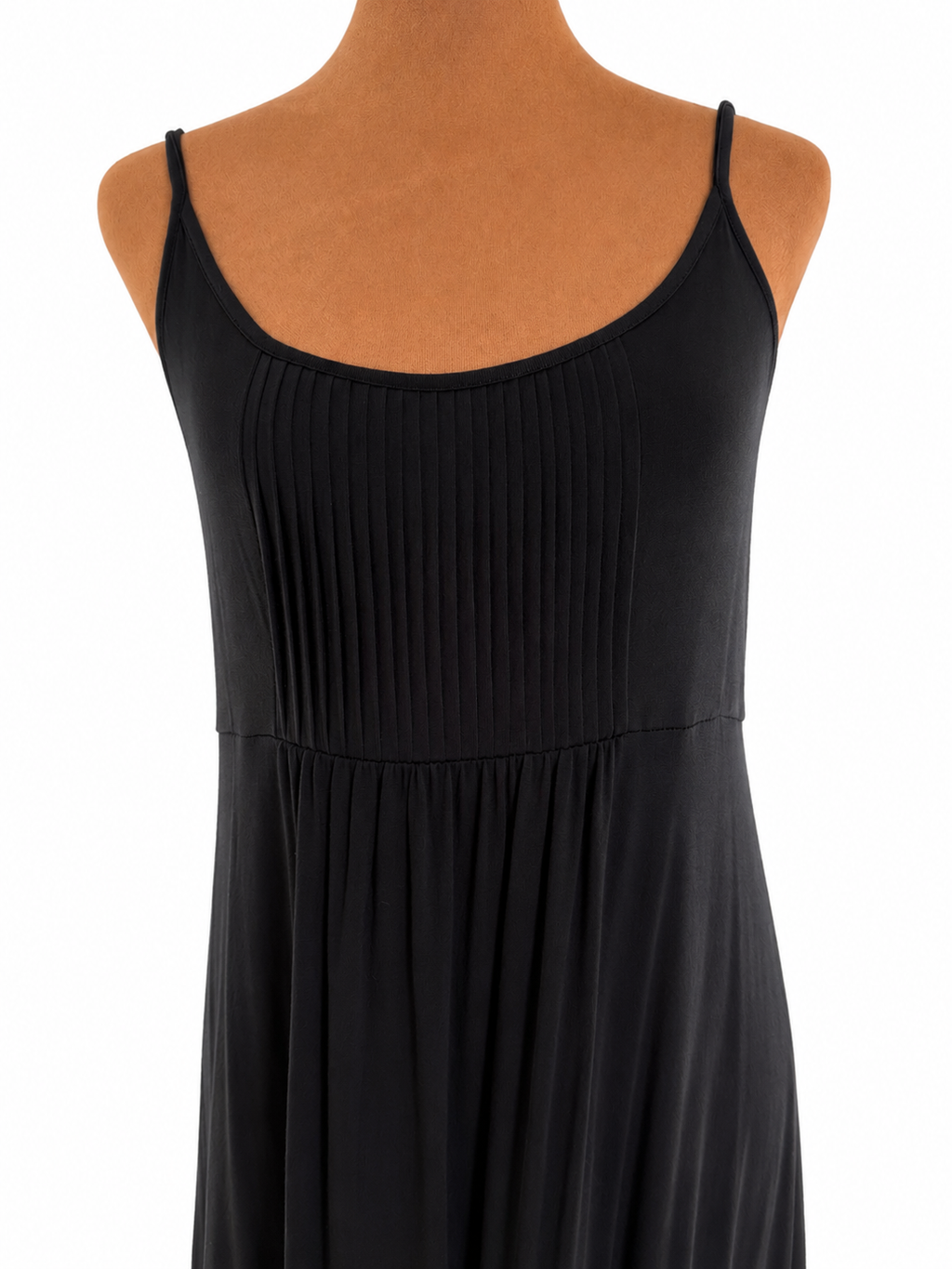 Calvin Klein Black Empire Waist Stretch Knit Maxi Dress – Women's Size 6