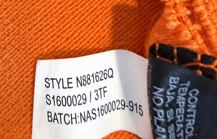 Nautica Boys’ Orange Cotton Polo Shirt – Size M 10/12
