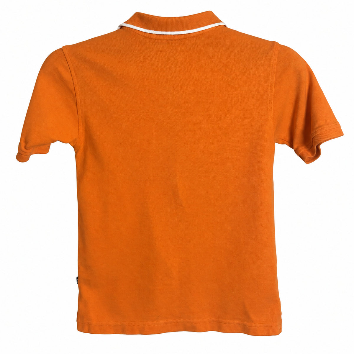 Nautica Boys’ Orange Cotton Polo Shirt – Size M 10/12