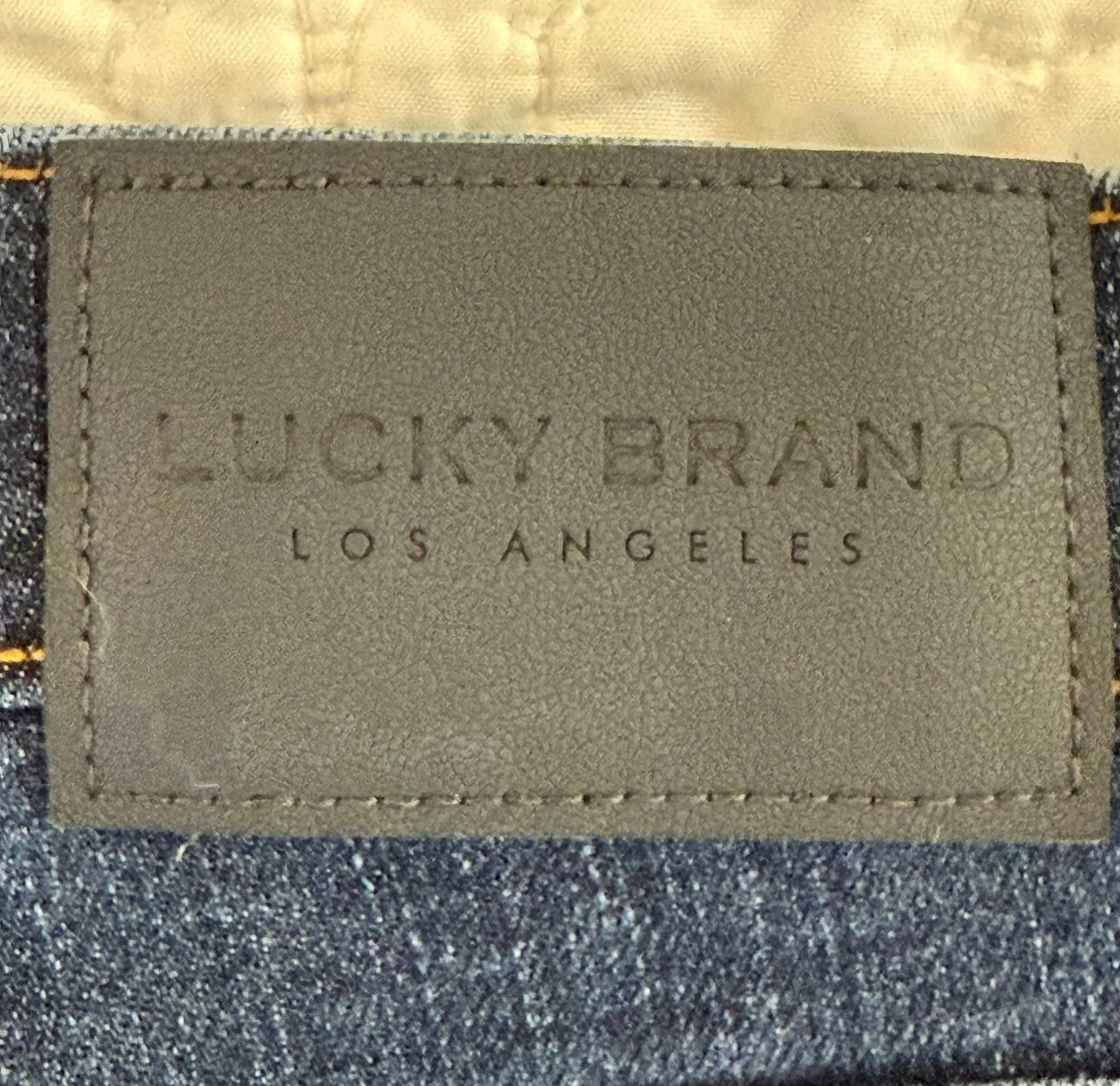 Lucky Brand 223 Straight Men's Jeans – Dark Wash Stretch Denim (34x32)