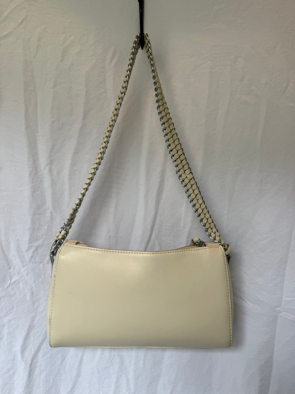 Rachel Zoe Ivory Chain Strap Shoulder Bag