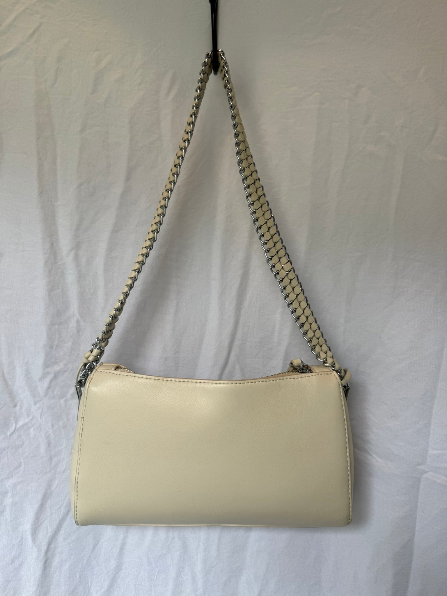 Rachel Zoe Ivory Chain Strap Shoulder Bag