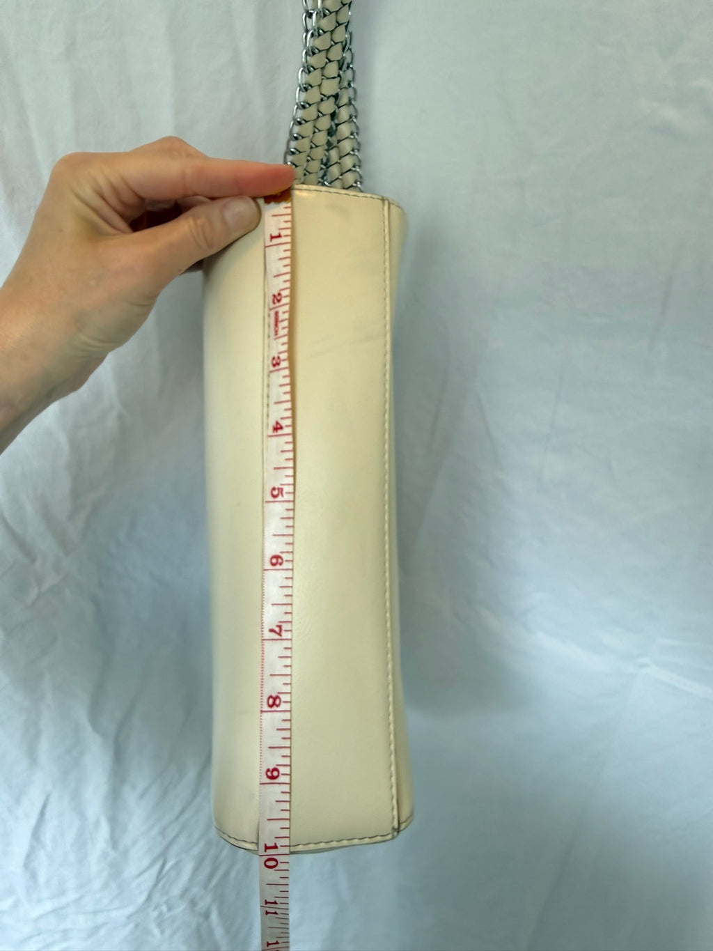 Rachel Zoe Ivory Chain Strap Shoulder Bag