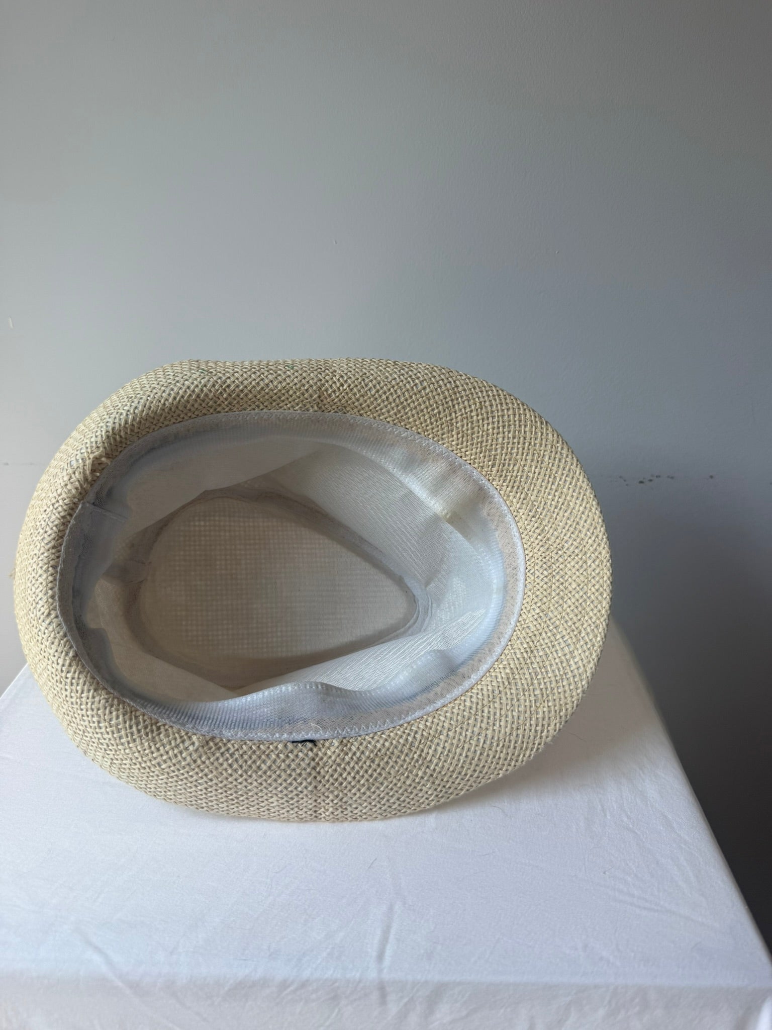 Kids Classic Straw Fedora Hat with Black Band | Lightweight Summer Sun Hat