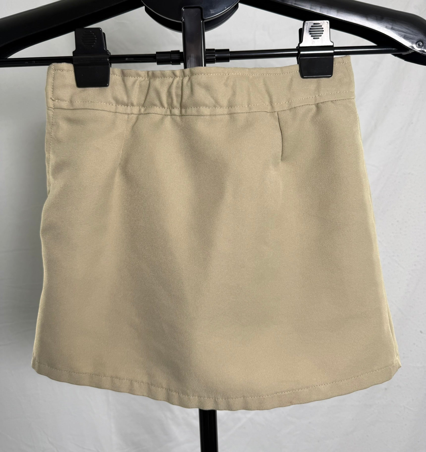 French Toast Girls' Khaki School Uniform Skort with Built-In Shorts – Size 5