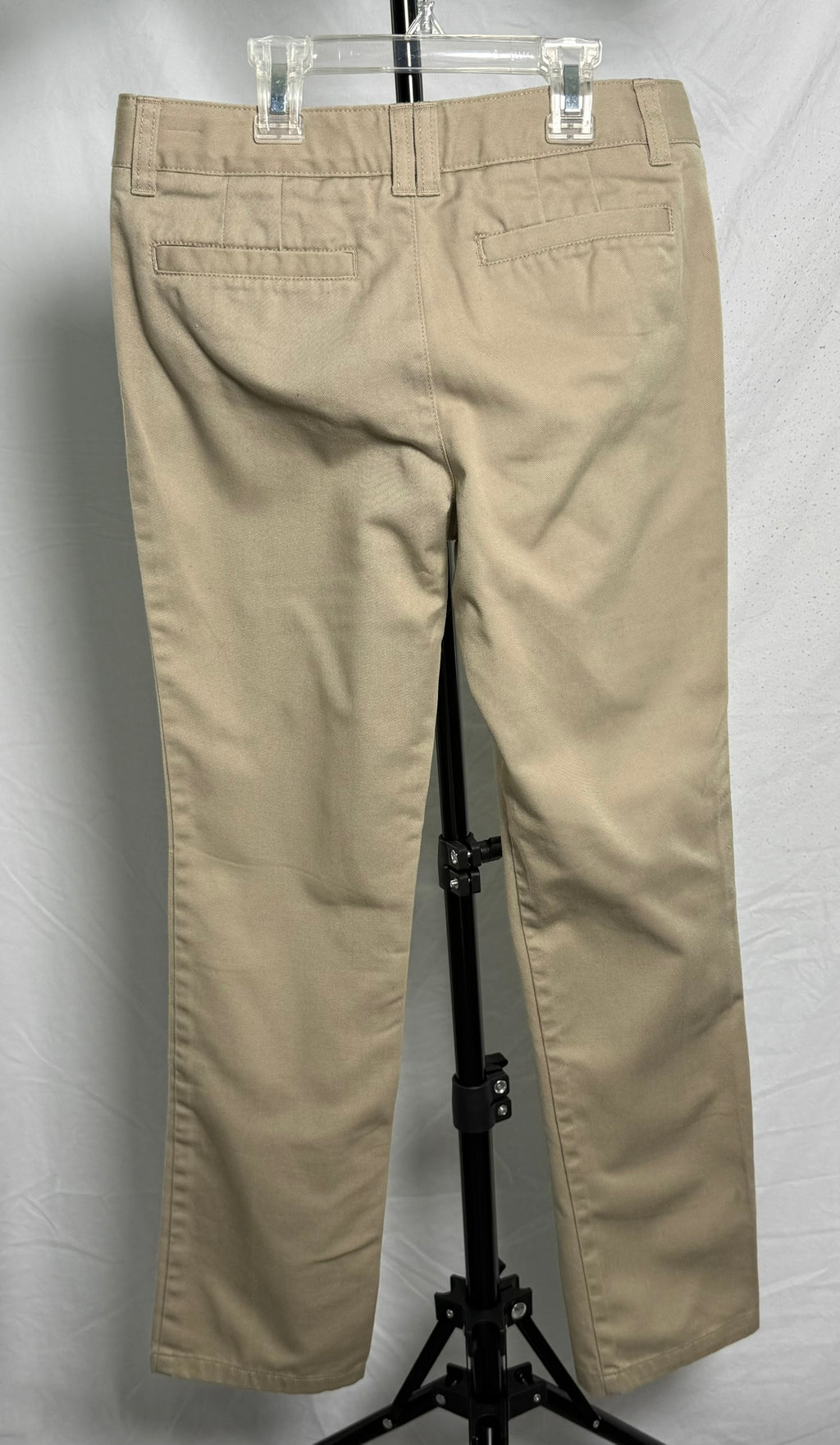 French Toast Girls' Khaki School Uniform Pants – Size 12 | Adjustable Waist