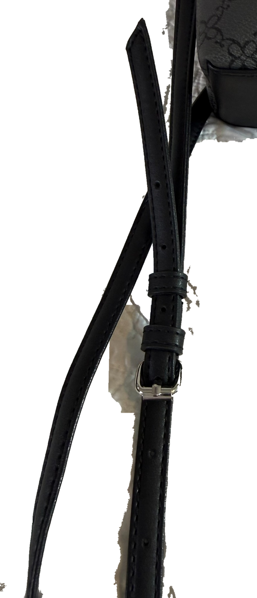 Nine West Black and Gray Crossbody Bag