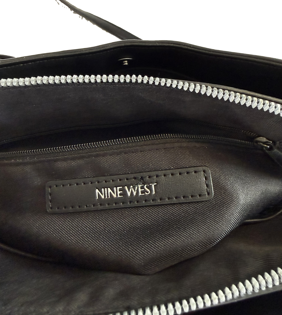 Nine West Black and Gray Crossbody Bag